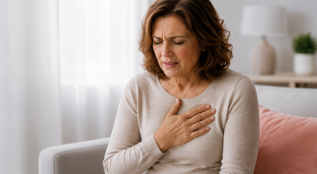 Palpitaciones en la menopausia: cuándo son normales, causas y cuándo consultar al médico